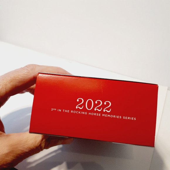 Hallmark 2022 Rocking Horse Memories 3rd in series Christmas Keepsake Ornament - Picture 2 of 5